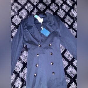 Market & Spruce Dark Blue Pea Coat